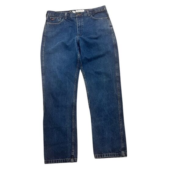 Lapco FR Jeans Men's 38 x 36 Dark Wash Denim Cotton Flame Resistant Workwear - Picture 1 of 7